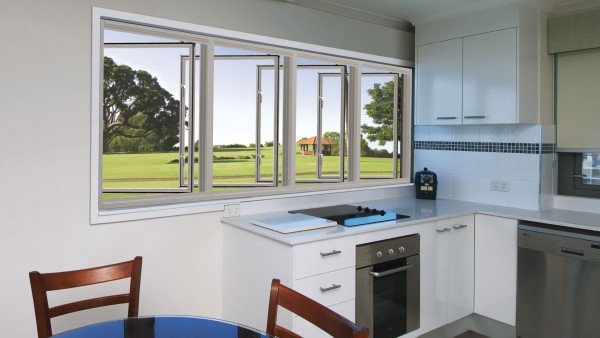 White Aluminium Casement Windows Above A Kitchen Bench 300x169@2x 