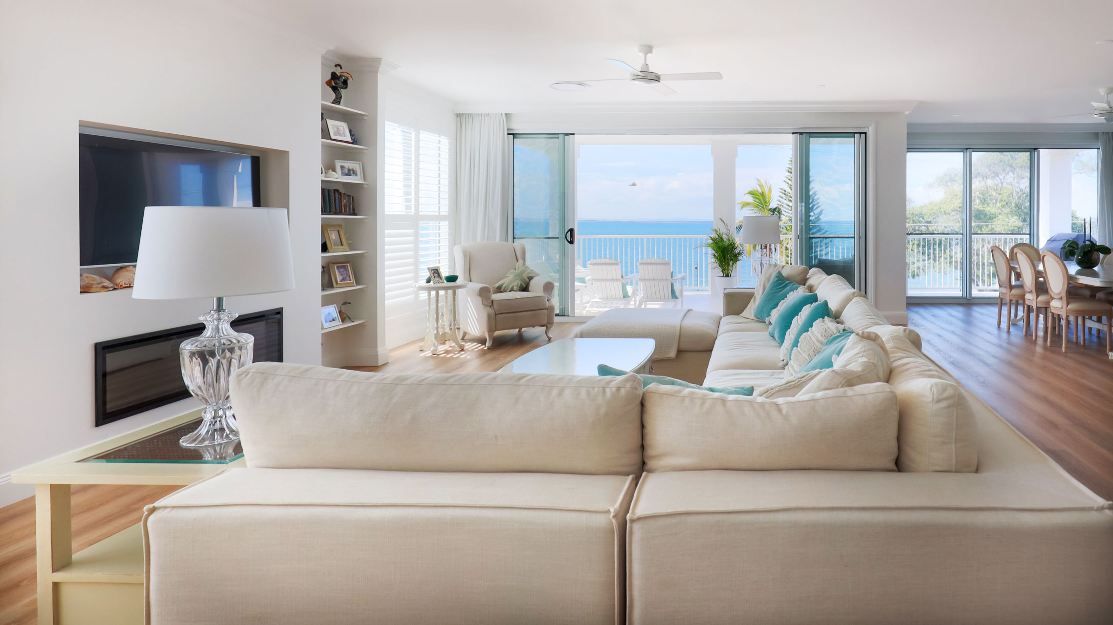 Sliding Door opening to a balcony