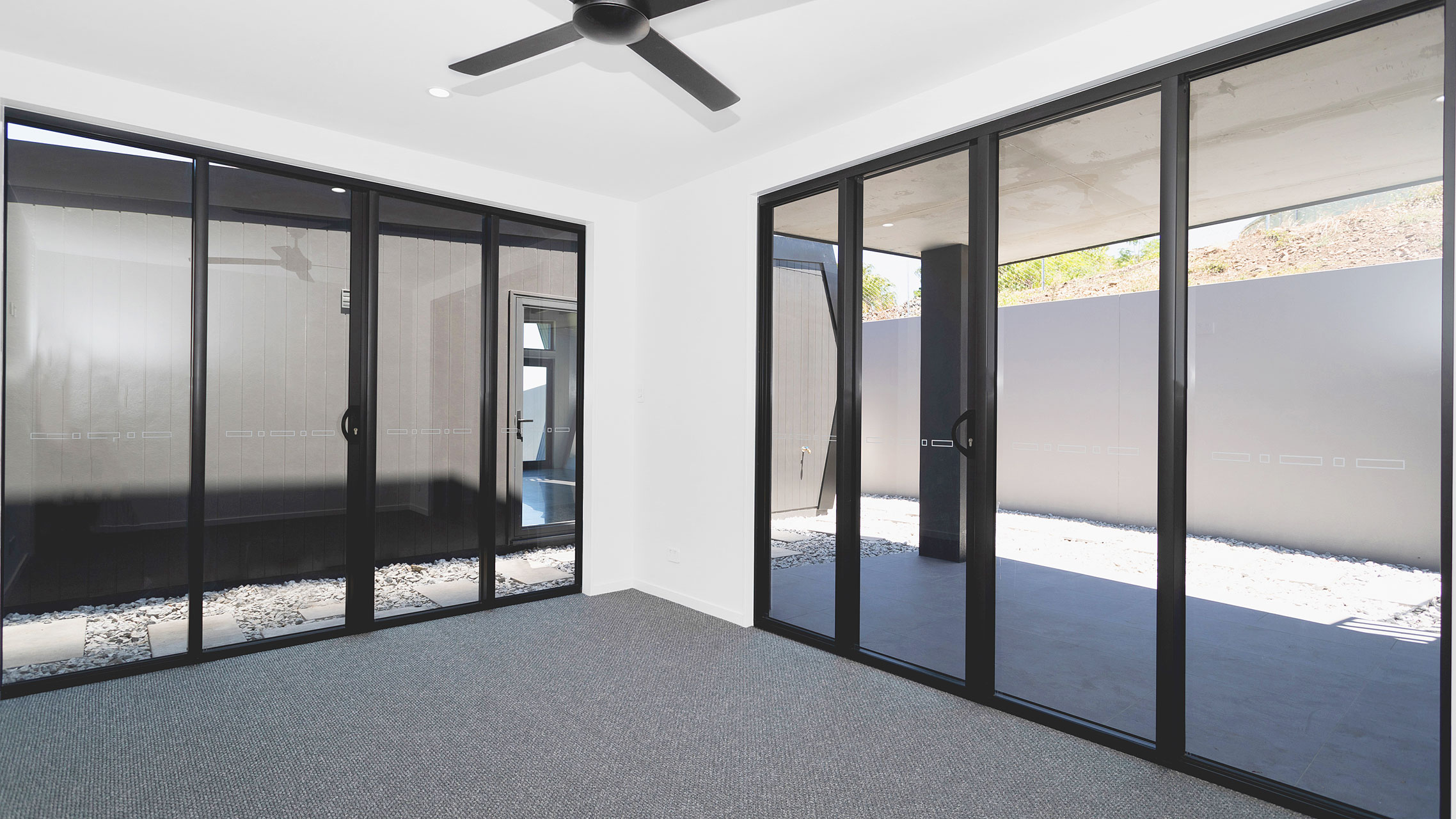 Centre Opening Aluminium Sliding Doors