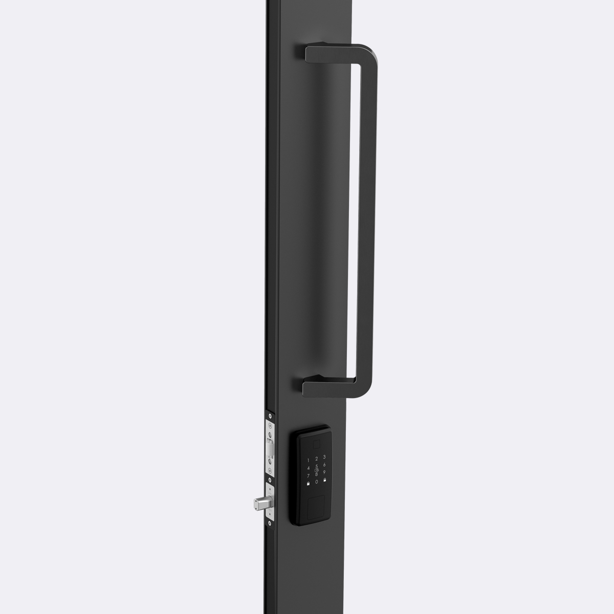 Extrance Door handle black keypad