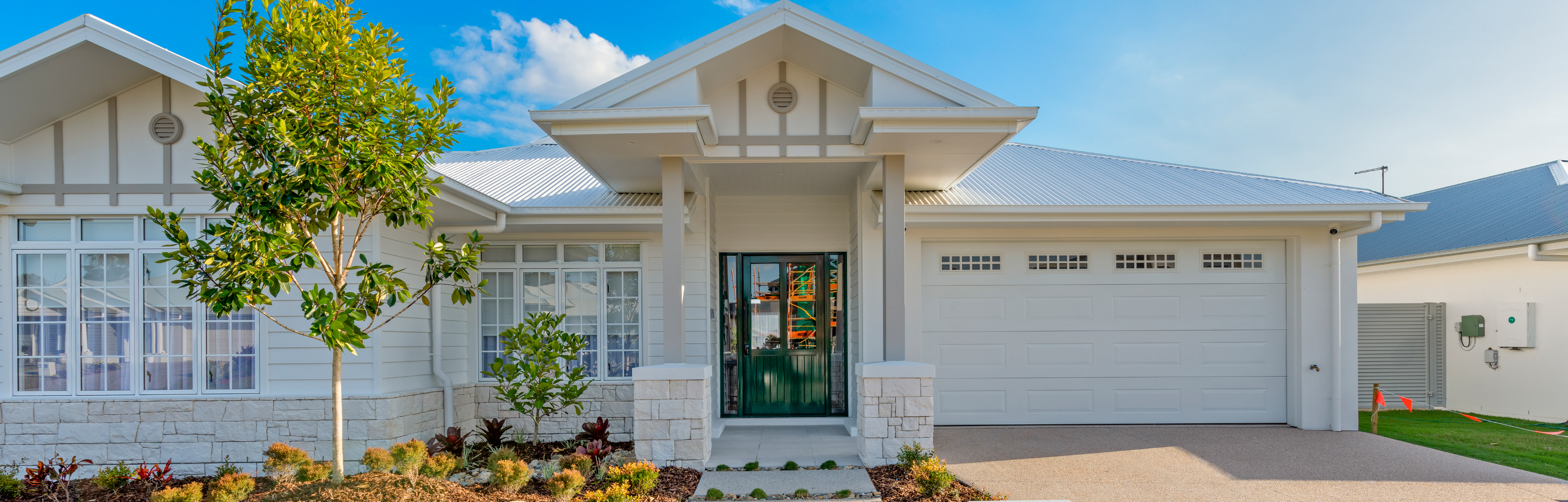 Green Hampton Entrance Door