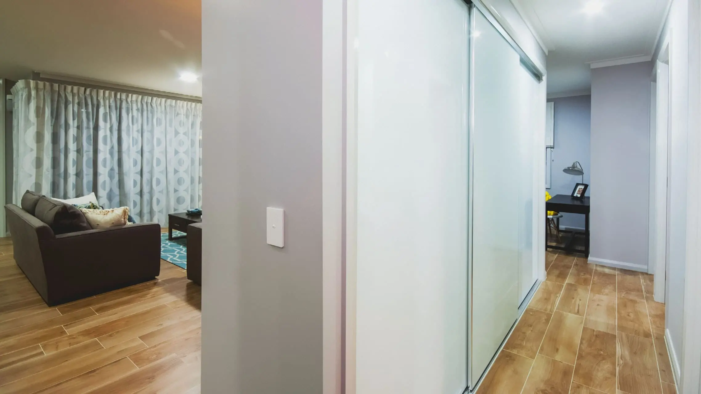 Coloured Glass Wardrobe Sliding Doors