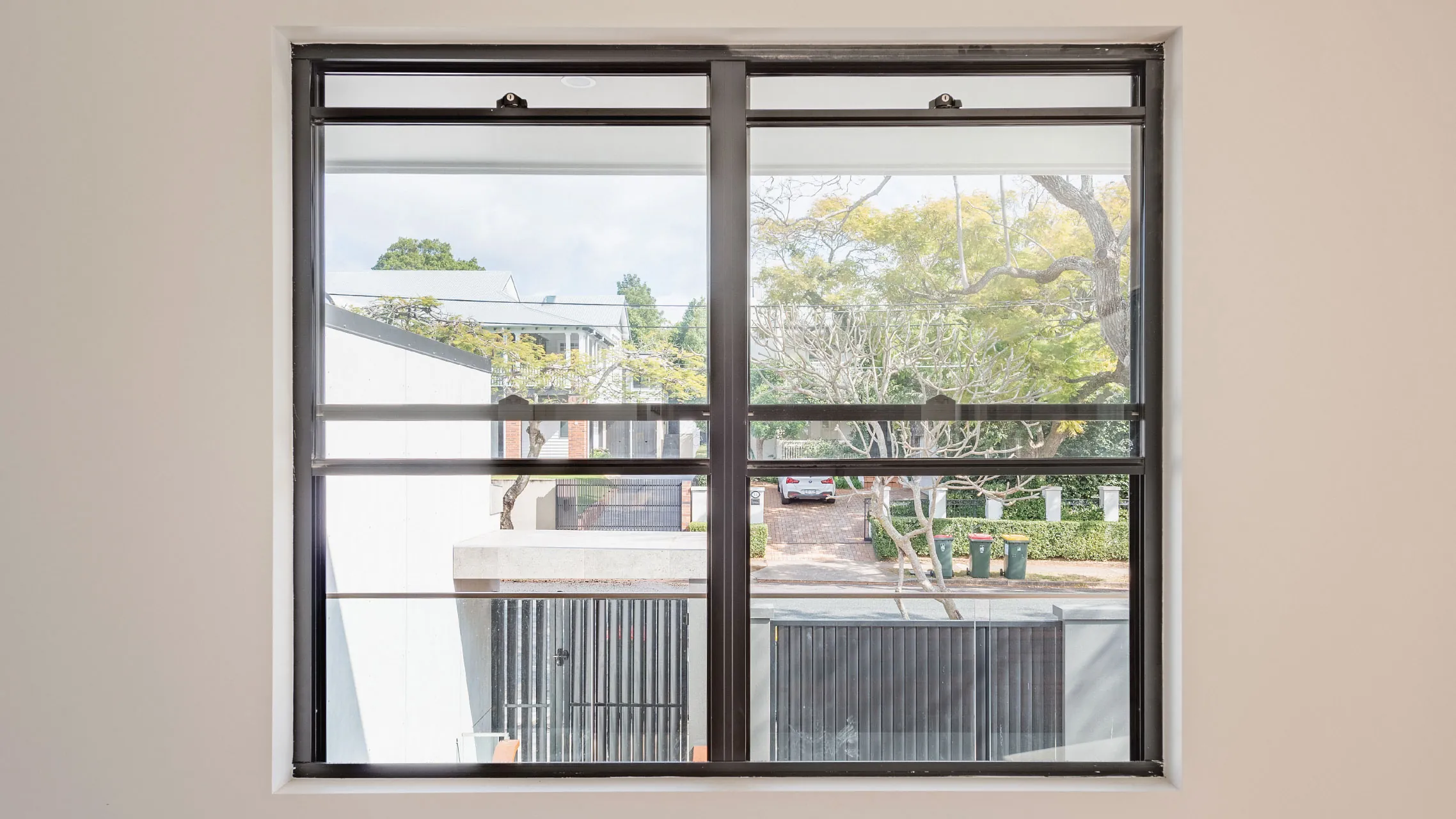 Sash Window with clear glass