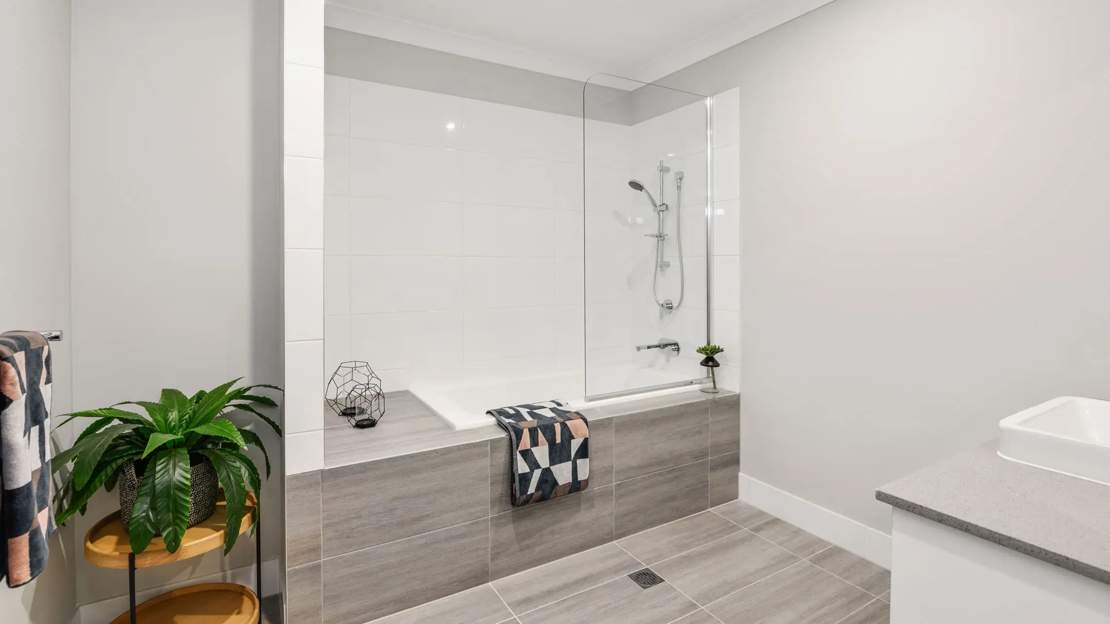 Shower Screen on a bathtub